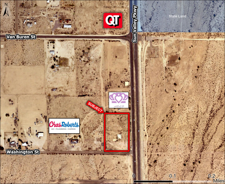 Sun Valley Pkwy & Washington St, Buckeye, AZ for sale - Aerial - Image 1 of 4