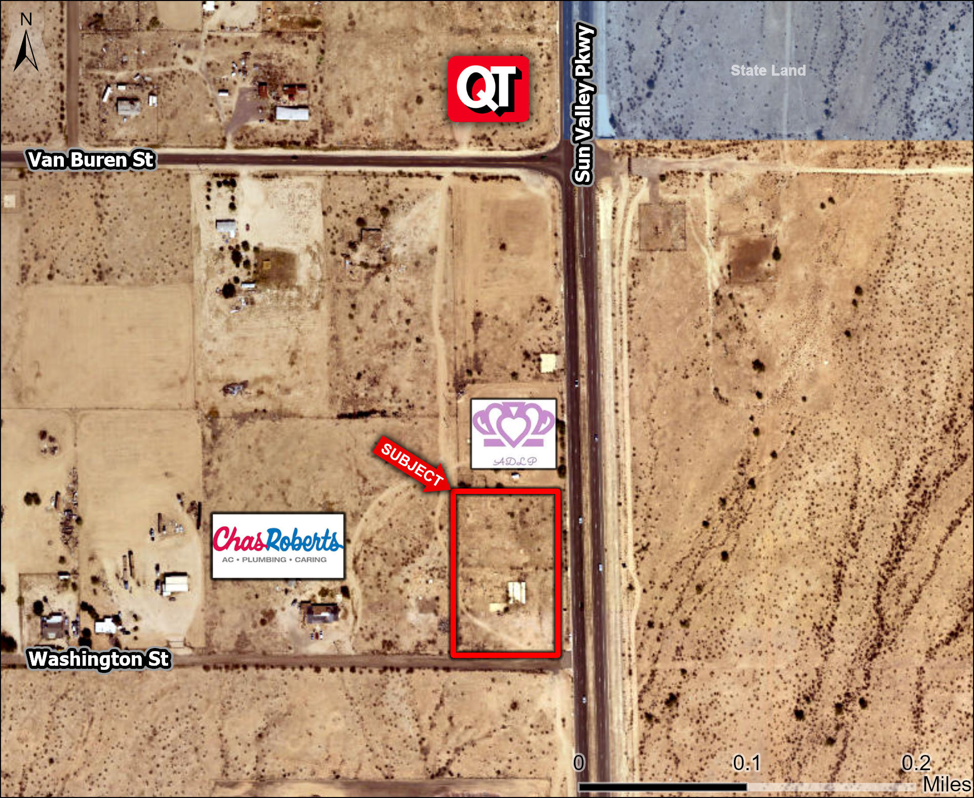 Sun Valley Pkwy & Washington St, Buckeye, AZ for sale Aerial- Image 1 of 5