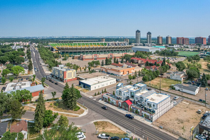 9117 111 Ave NW, Edmonton, AB for sale - Aerial - Image 3 of 4