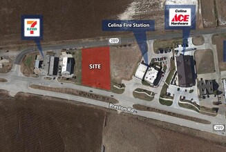 S Preston Rd & TX 289, Celina, TX for rent Aerial- Image 1 of 5