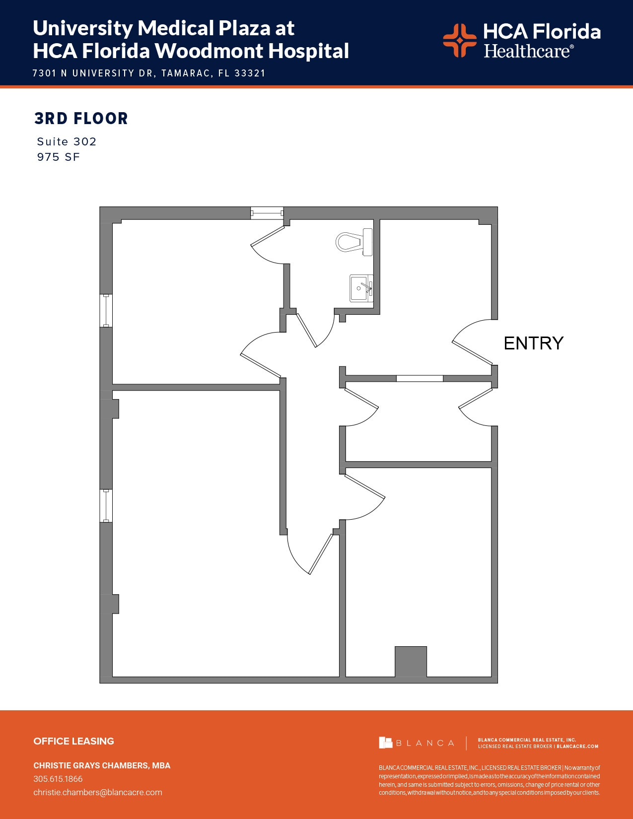 7301 N University Dr, Tamarac, FL to rent Floor Plan- Image 1 of 1