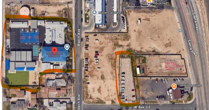 44339 Beech Ave, Lancaster, CA - AERIAL  map view