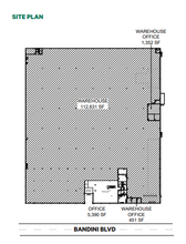 4505 Bandini Blvd, Vernon, CA for rent Site Plan- Image 2 of 2