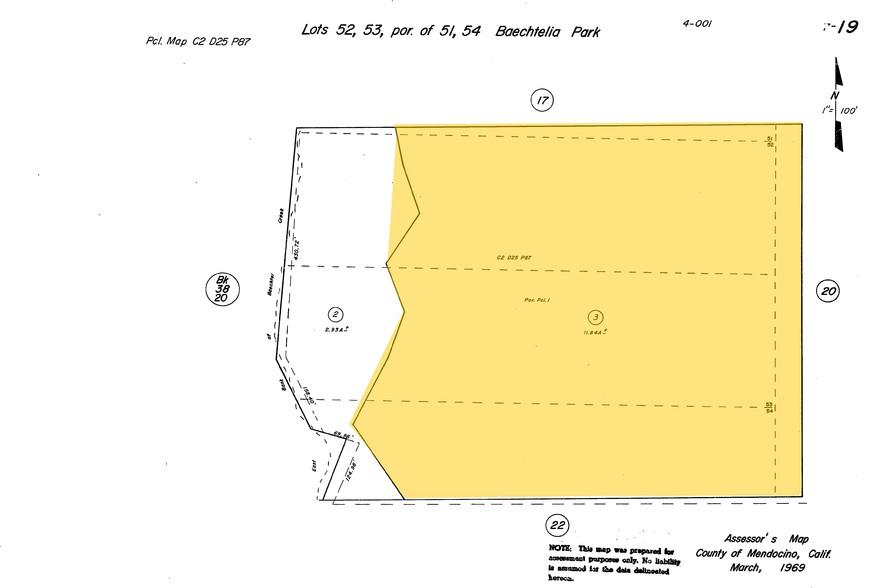 1750 S Main St, Willits, CA for sale - Plat Map - Image 1 of 1