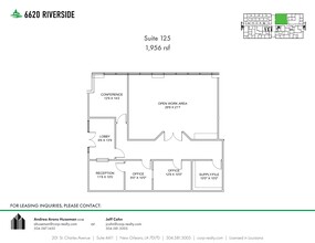 6660 Riverside Dr, Metairie, LA for rent Site Plan- Image 1 of 1