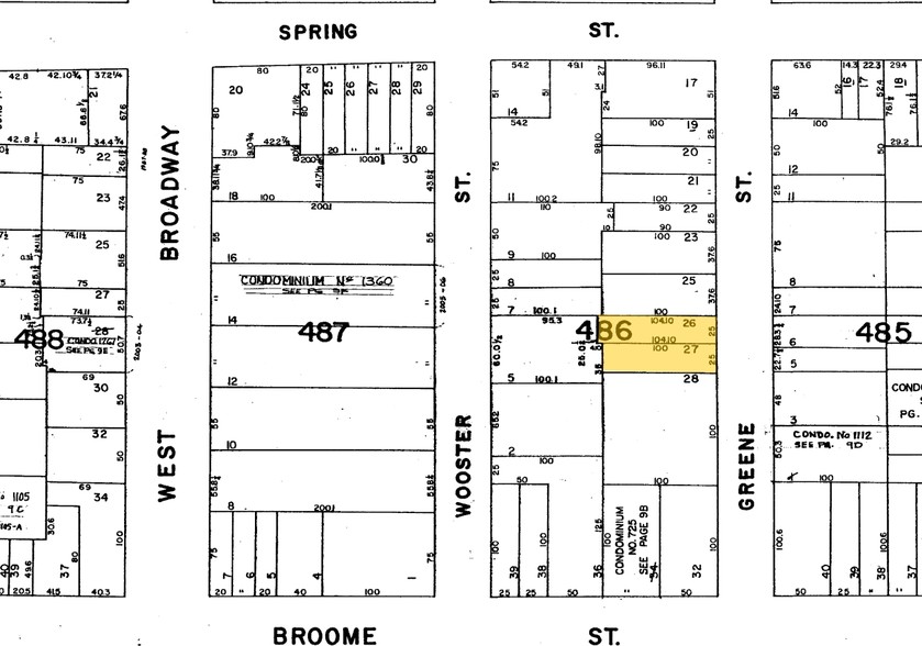 65-67 Greene St, New York, NY for rent - Plat Map - Image 2 of 8