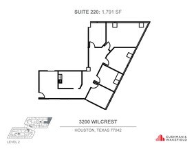 3200 Wilcrest Dr, Houston, TX for rent Floor Plan- Image 1 of 1