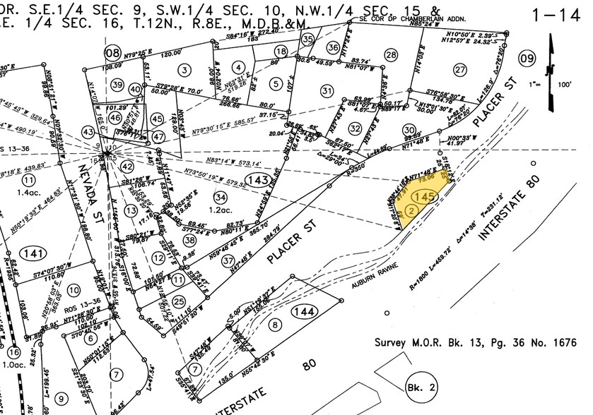 288-294 Placer St, Auburn, CA for rent - Plat Map - Image 2 of 16