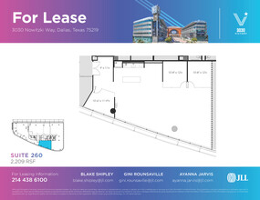 3030 Nowitzki Way, Dallas, TX for rent Floor Plan- Image 1 of 2