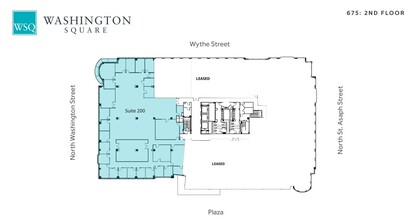 675 N Washington St, Alexandria, VA for rent Floor Plan- Image 1 of 1