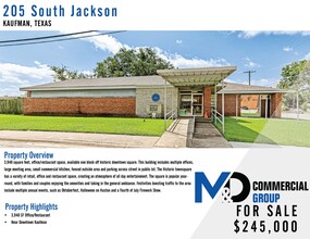 205 S Jackson St, Kaufman, TX for sale Primary Photo- Image 1 of 1