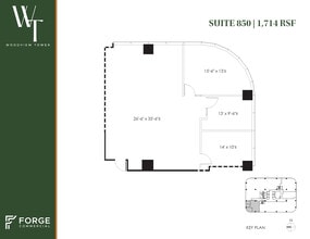 1349 Empire Central Dr, Dallas, TX to rent Floor Plan- Image 1 of 1