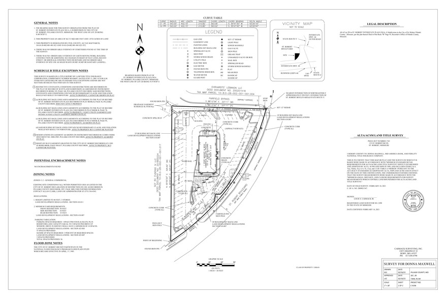 133 Saint Robert Blvd, Saint Robert, MO for rent - Site Plan - Image 2 of 3