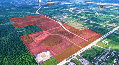 6000 McHard Rd, Houston, TX - aerial  map view