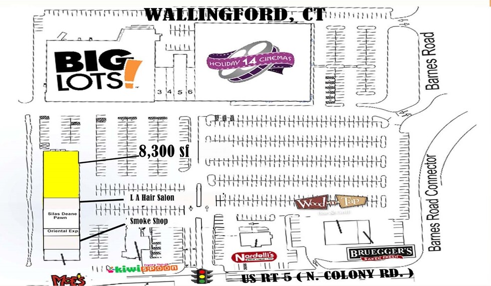 950-978 N Colony Rd, Wallingford, CT for rent - Site Plan - Image 3 of 4