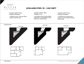 2350 Mission College Blvd, Santa Clara, CA for rent Floor Plan- Image 1 of 1