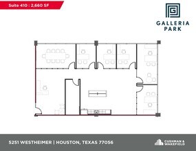 5251 Westheimer Rd, Houston, TX for rent Floor Plan- Image 2 of 2