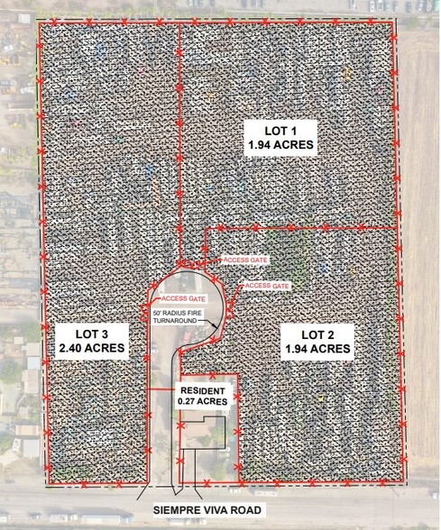 7150 Siempre Viva Rd, San Diego, CA for rent - Plat Map - Image 2 of 2