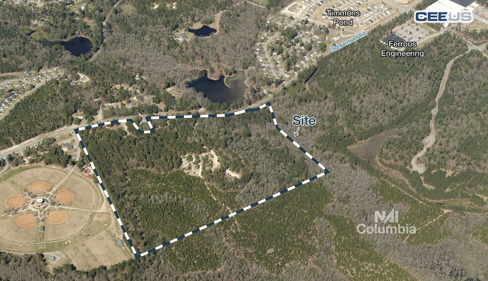 Old Barnwell Road - CAE Site 2, West Columbia, SC for sale - Aerial - Image 1 of 3