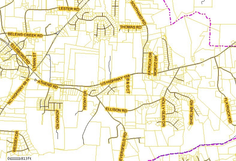 7251 US Highway 158, Stokesdale, NC for sale - Plat Map - Image 1 of 1