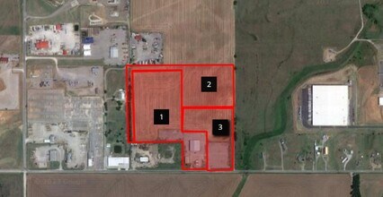 3807 East Jensen Road Rd, El Reno, OK - aerial  map view