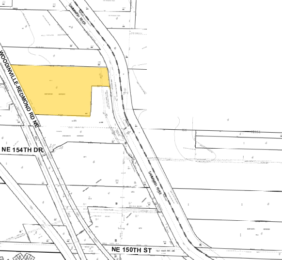 15540 Woodinville-Redmond Rd NE, Woodinville, WA for rent - Plat Map - Image 2 of 5