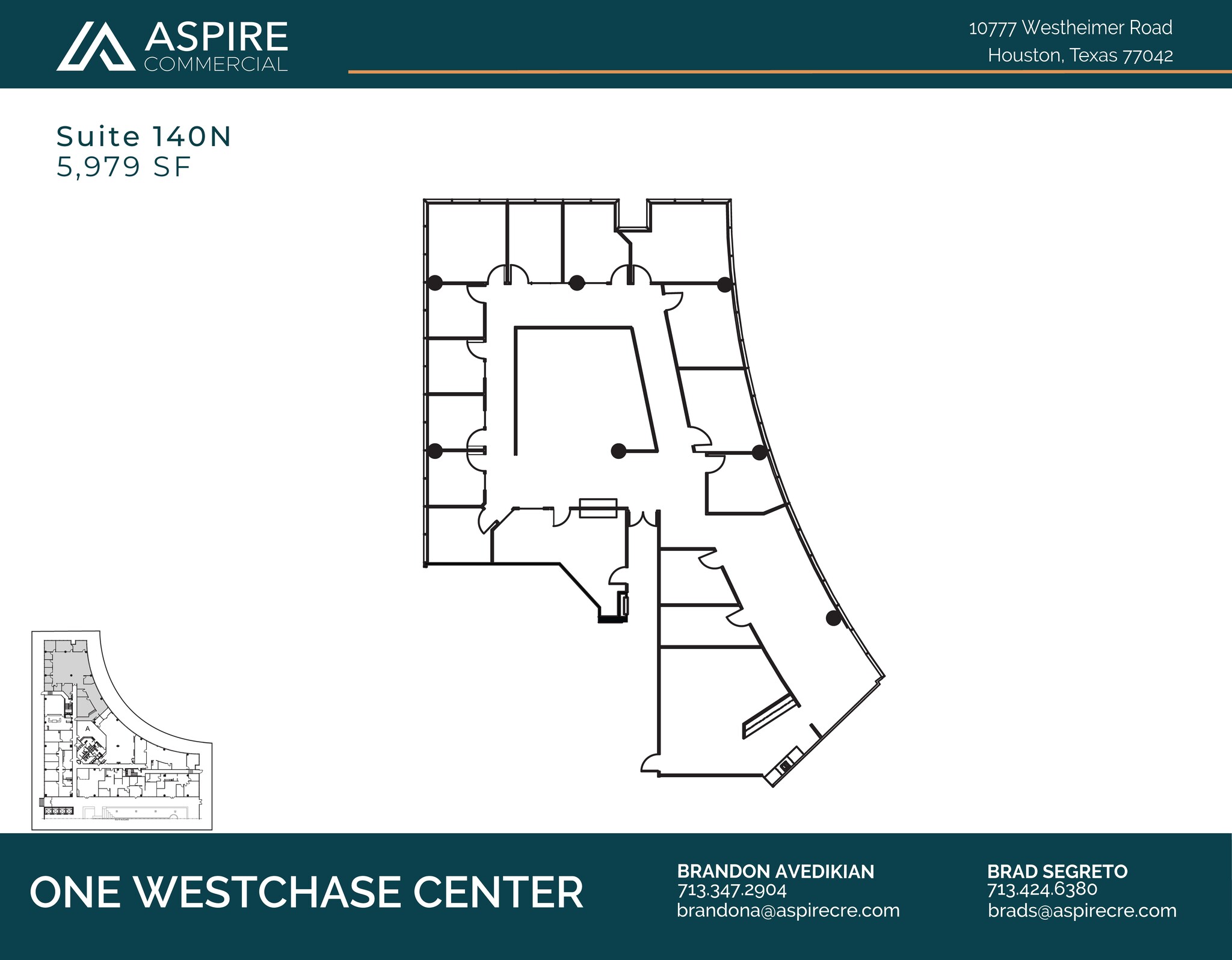 10777 Westheimer Rd, Houston, TX to rent Floor Plan- Image 1 of 1