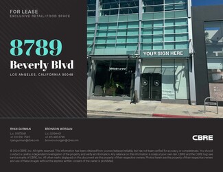 More details for 8789-8797 Beverly Blvd, West Hollywood, CA - Retail for Rent