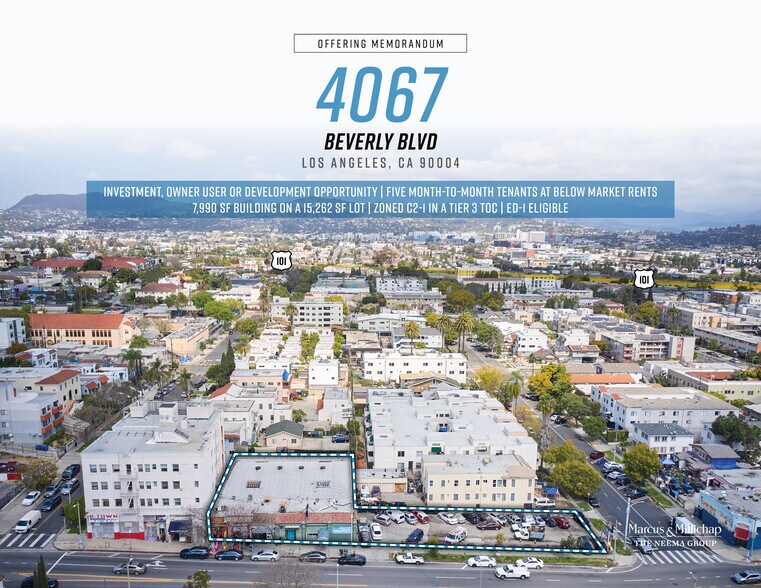 4067-4075 1/2 Beverly Blvd, Los Angeles, CA for sale - Building Photo - Image 1 of 1