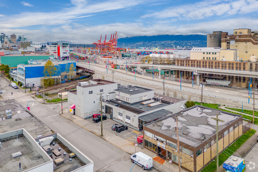 258 Raymur Ave, Vancouver, BC for rent - Aerial - Image 3 of 5