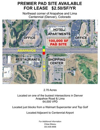 More details for E Arapahoe Rd & S Lima St, Centennial, CO - Land to Rent