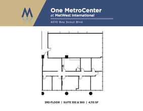 4010 W Boy Scout Blvd, Tampa, FL for rent Floor Plan- Image 2 of 2