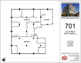 701 Lee St, Des Plaines, IL for rent Floor Plan- Image 1 of 1