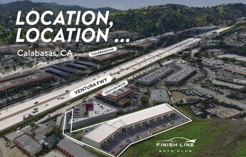 23823 Ventura Blvd, Calabasas, CA - Aerial  map view