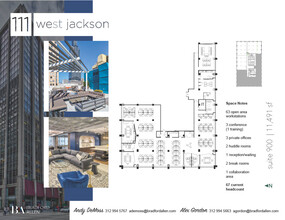 111 W Jackson Blvd, Chicago, IL for rent Floor Plan- Image 1 of 5