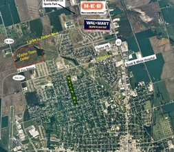 NW Carlos Parker Blvd, Taylor, TX - aerial  map view