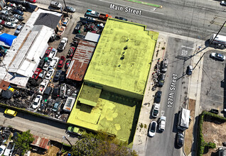 12637 S Main St, Los Angeles, CA - aerial  map view