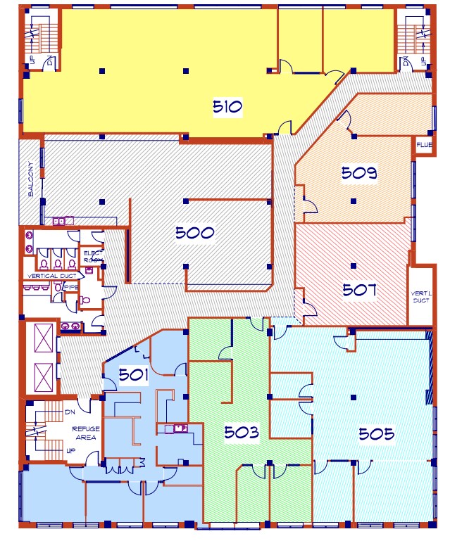 1145-1155 Robson St, Vancouver, BC to rent Floor Plan- Image 1 of 1