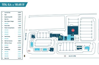 116-176 Painters Xing, Chadds Ford, PA for rent Site Plan- Image 2 of 2