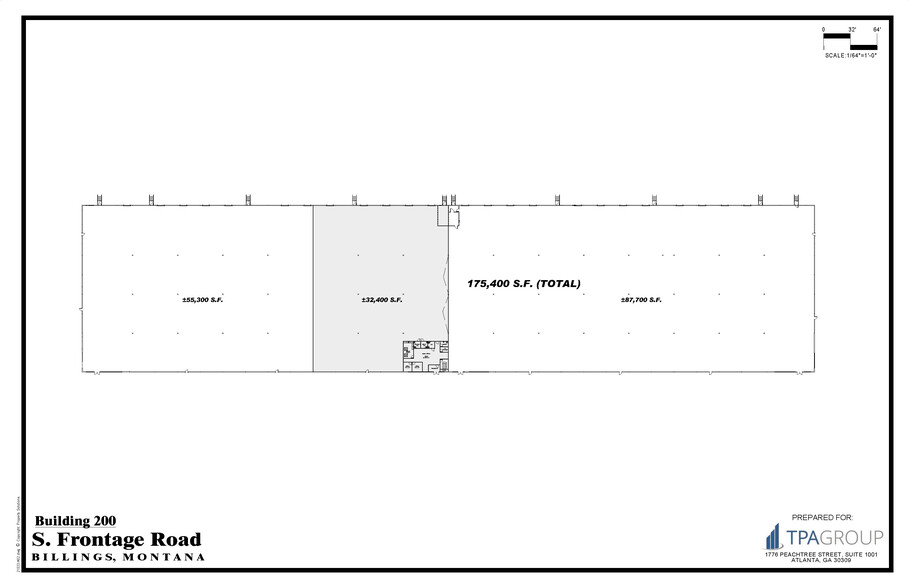 3226 S Frontage Rd, Billings, MT for rent - Floor Plan - Image 2 of 3