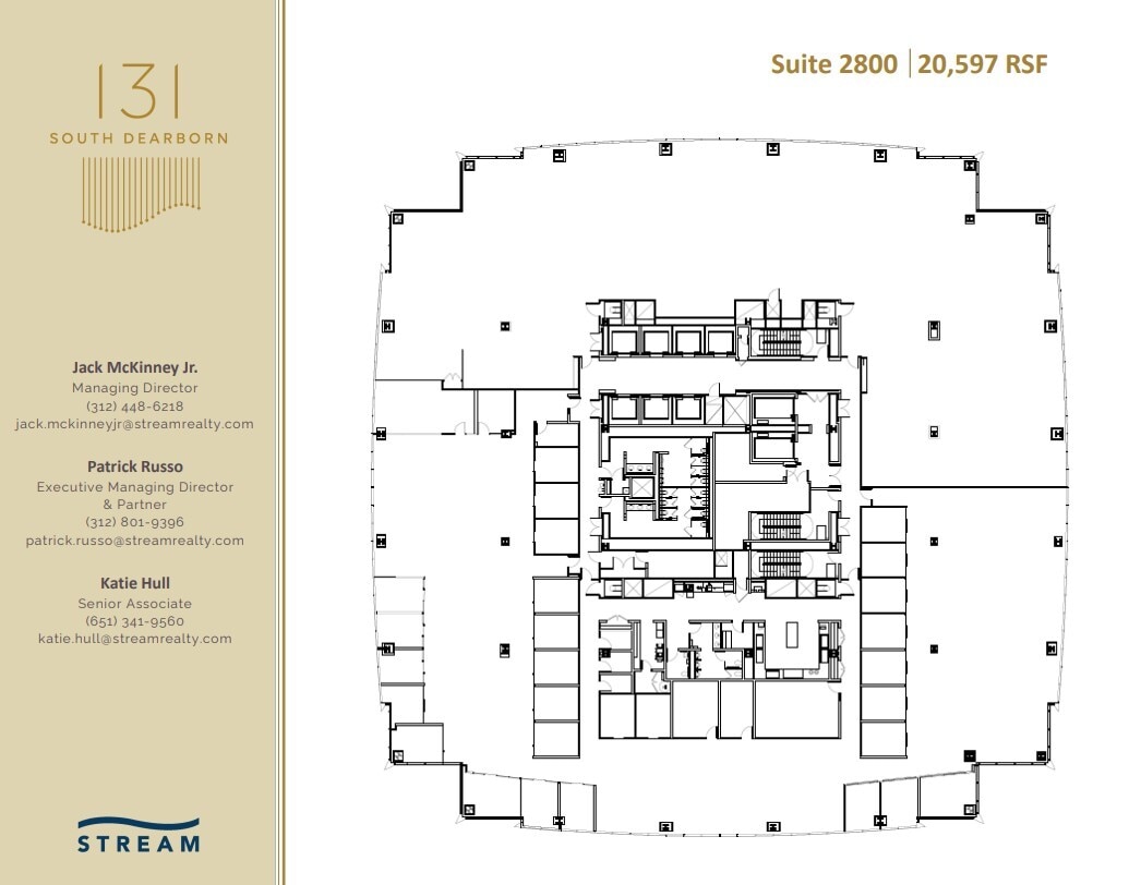 131 S Dearborn St, Chicago, IL to rent Floor Plan- Image 1 of 3