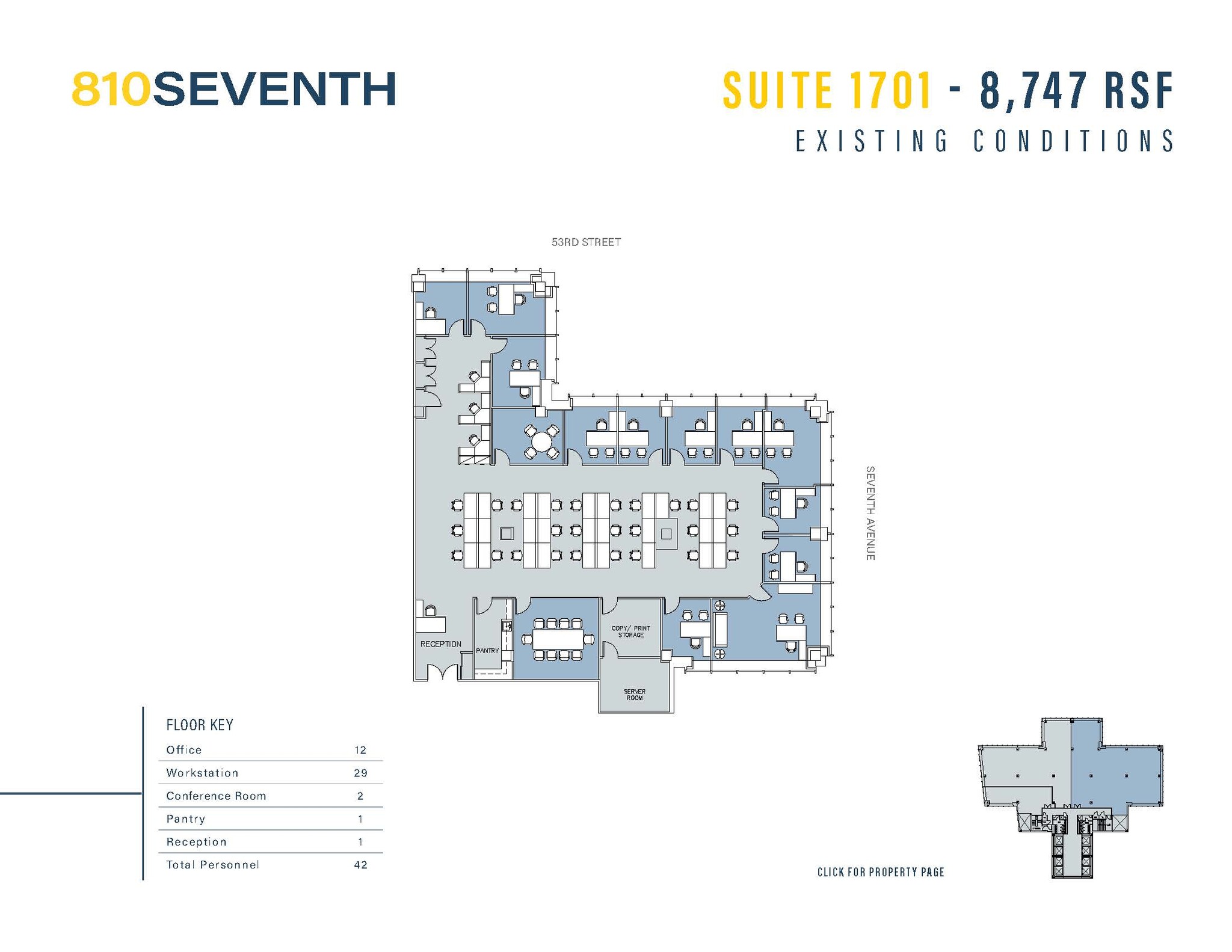 810 Seventh Ave, New York, NY for rent Floor Plan- Image 1 of 1