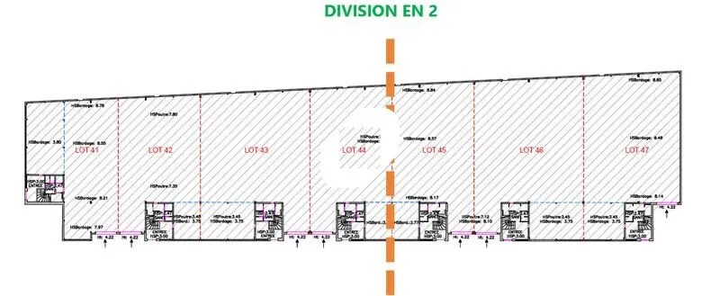 Light Industrial in La Courneuve to rent Floor Plan- Image 1 of 6