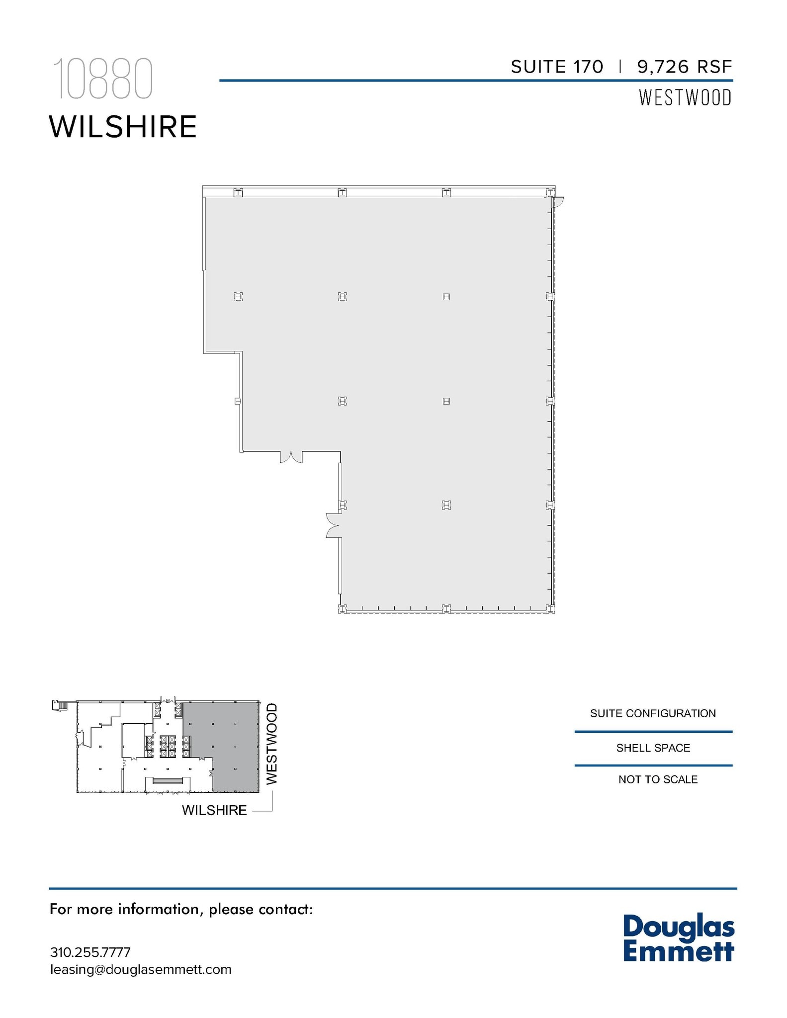 10880 Wilshire Blvd, Los Angeles, CA to rent Floor Plan- Image 1 of 1