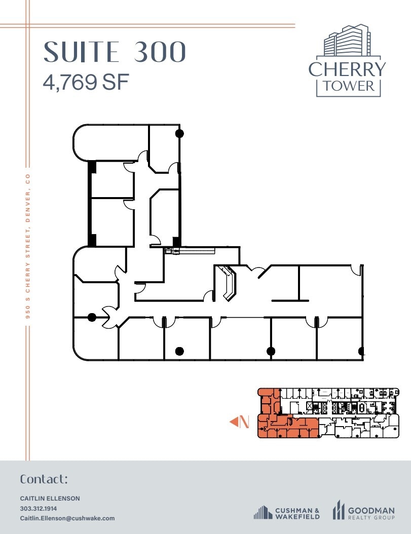 950 S Cherry St, Denver, CO to rent Floor Plan- Image 1 of 1