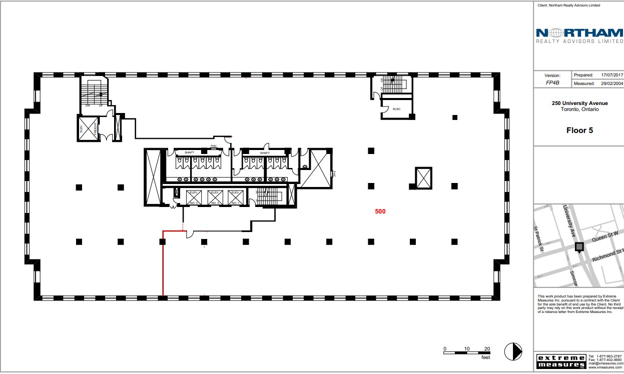 250 University Ave, Toronto, ON to rent Floor Plan- Image 1 of 1