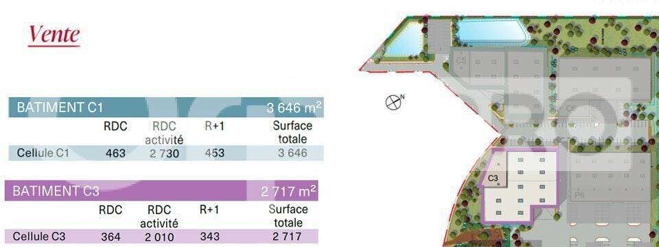 Light Industrial in Villebon-sur-Yvette for sale - Site Plan - Image 3 of 5