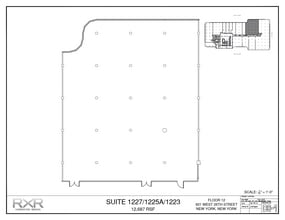 601 W 26th St, New York, NY to rent Floor Plan- Image 1 of 3