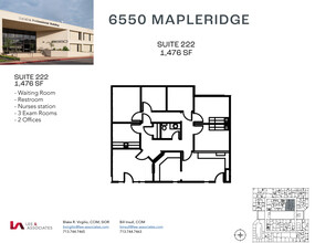 6550 Mapleridge St, Houston, TX for rent Floor Plan- Image 1 of 1