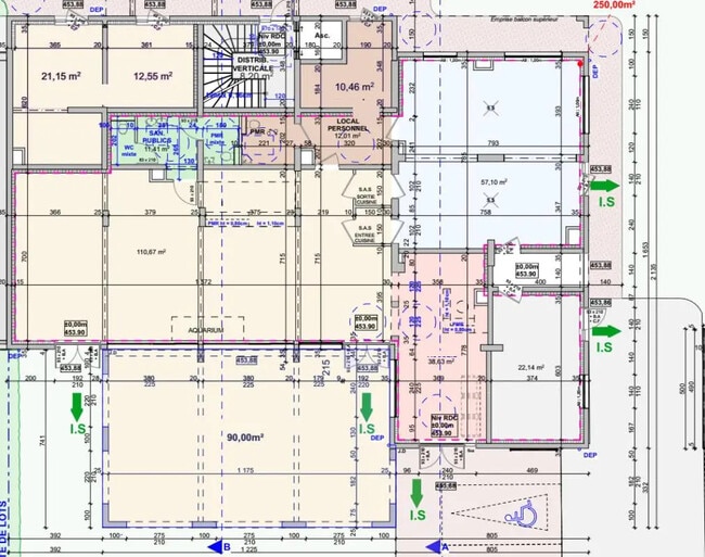 Location Commerce 381 m²